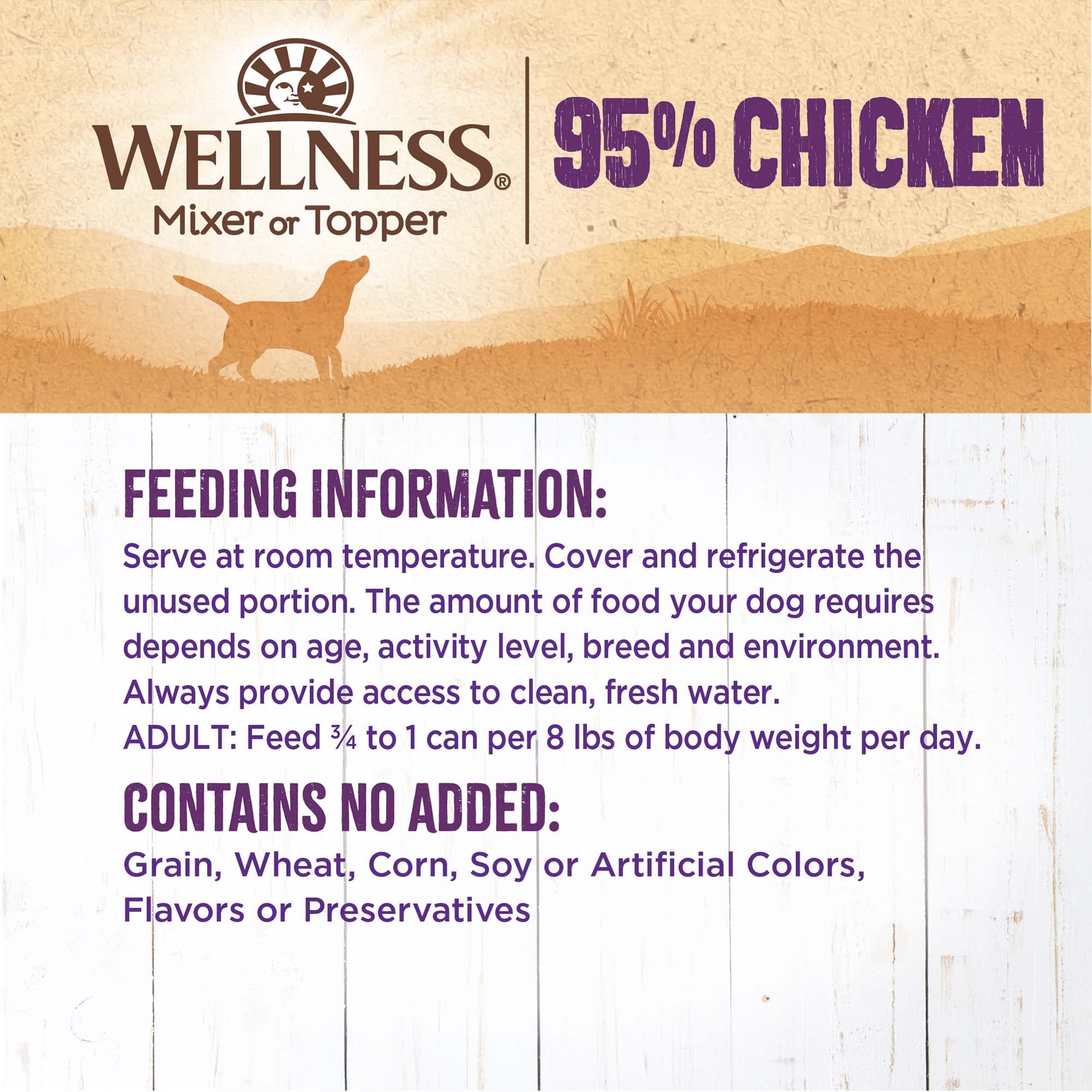 Made in Canada badge on Wellness packaging signaling quality production.