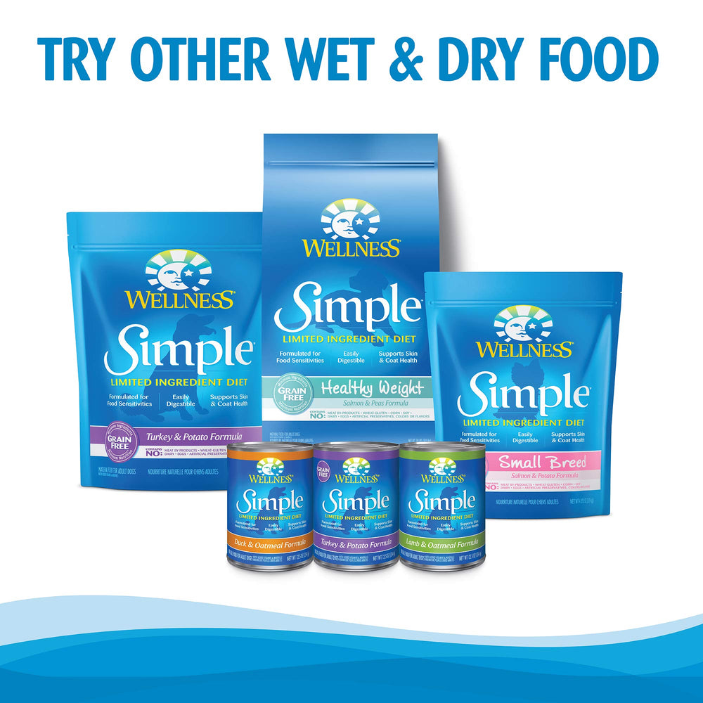 Wellness natural ingredient list closeup reinforces wholesome, straightforward nutrition.