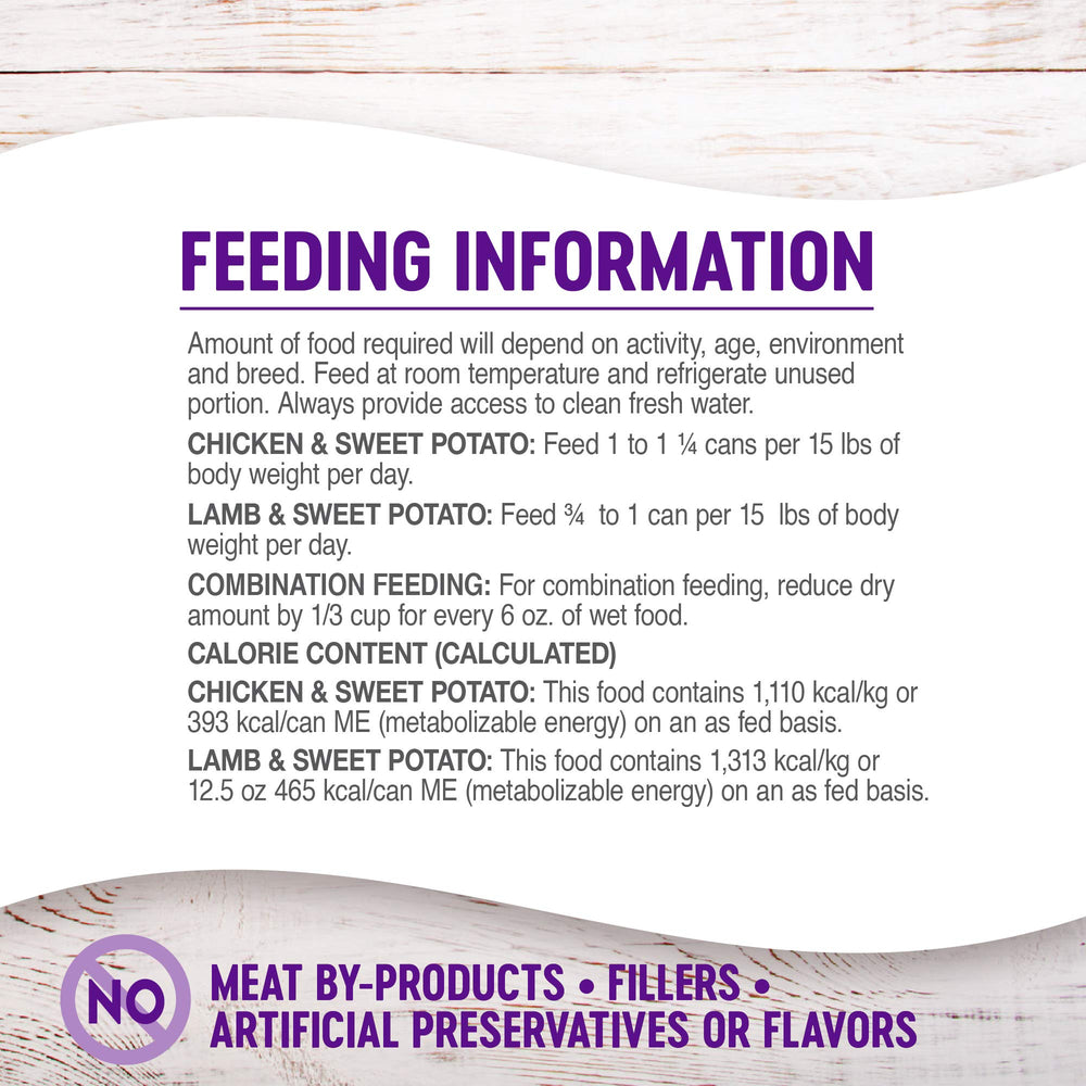 Real protein and vegetables in a smooth pate texture