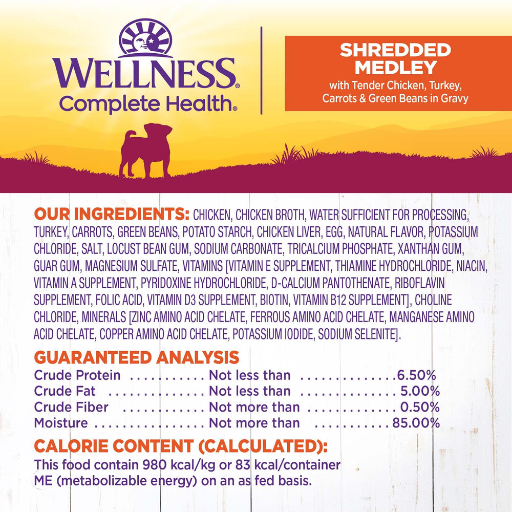 Wellness Petite Entrees 12-cup multipack shows compact packaging for busy owners