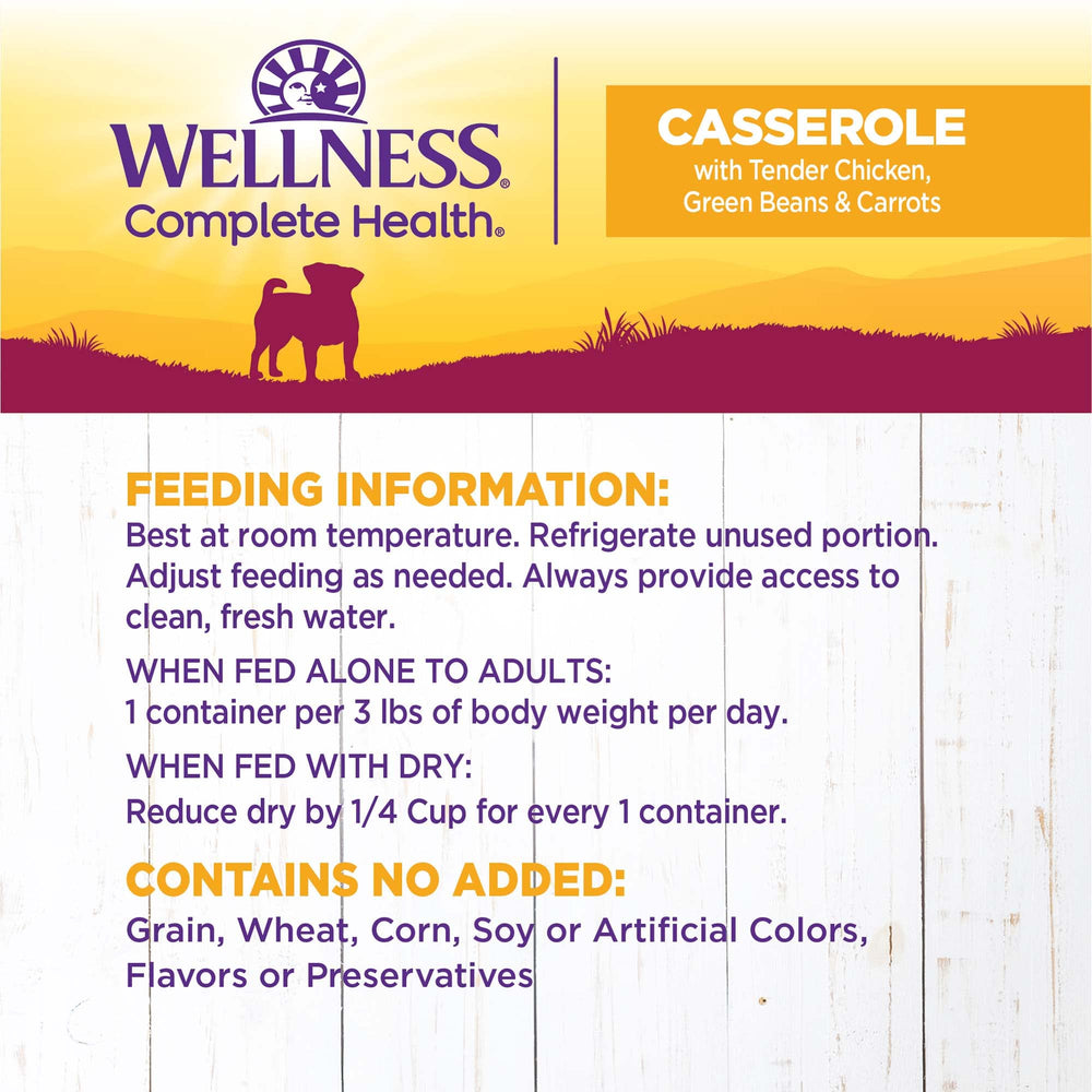 Wellness Petite Entrees Casserole: close-up of tender meat and vegetables in sauce.