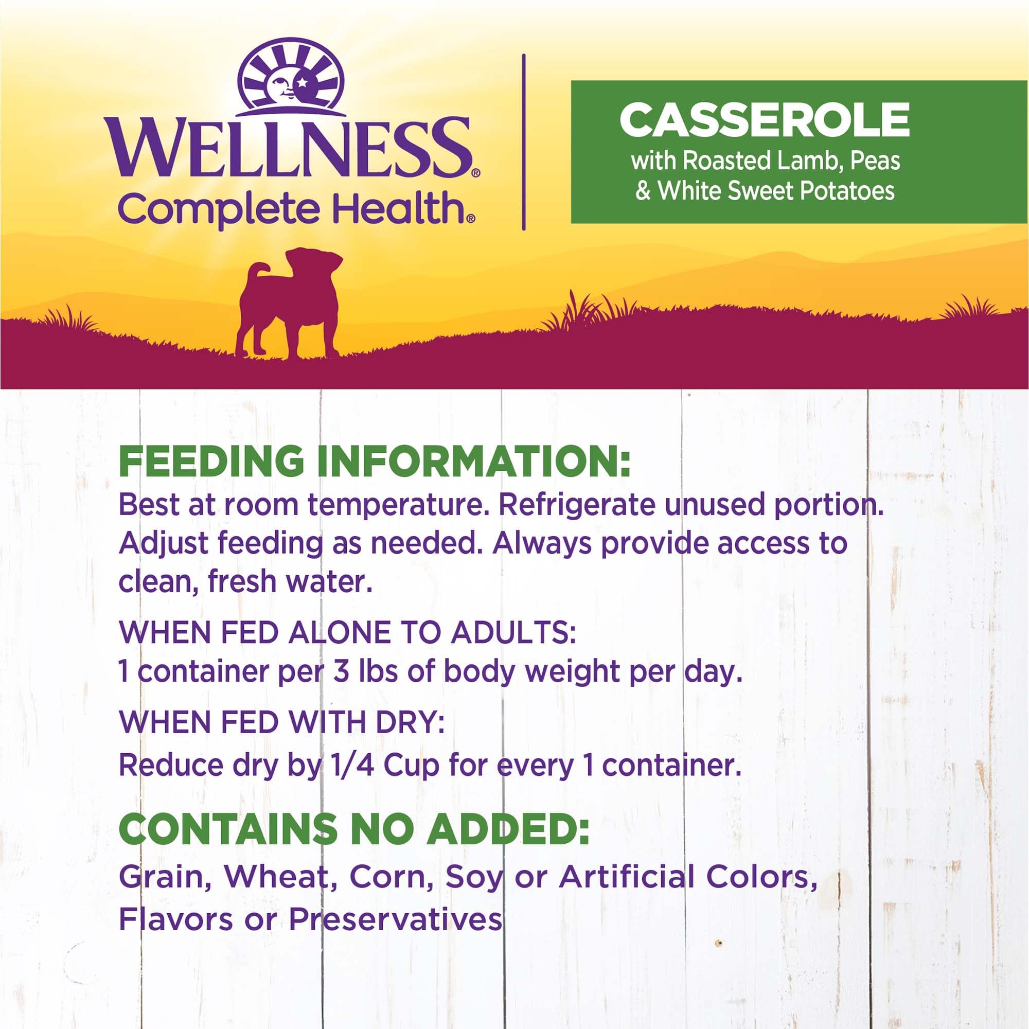 Wellness Petite Entrees Casserole small-breed serving cups for quick meals