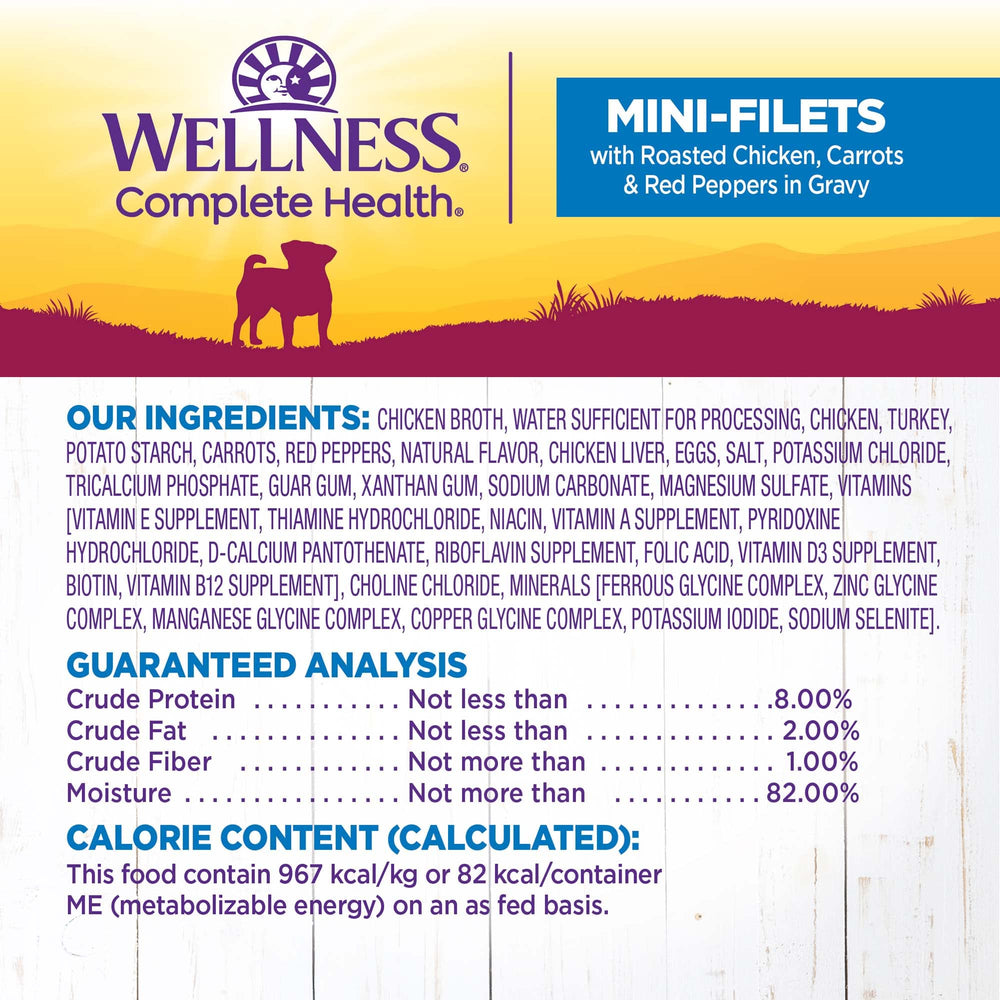 Wellness Petite Entrees grain-free formula for sensitive stomachs