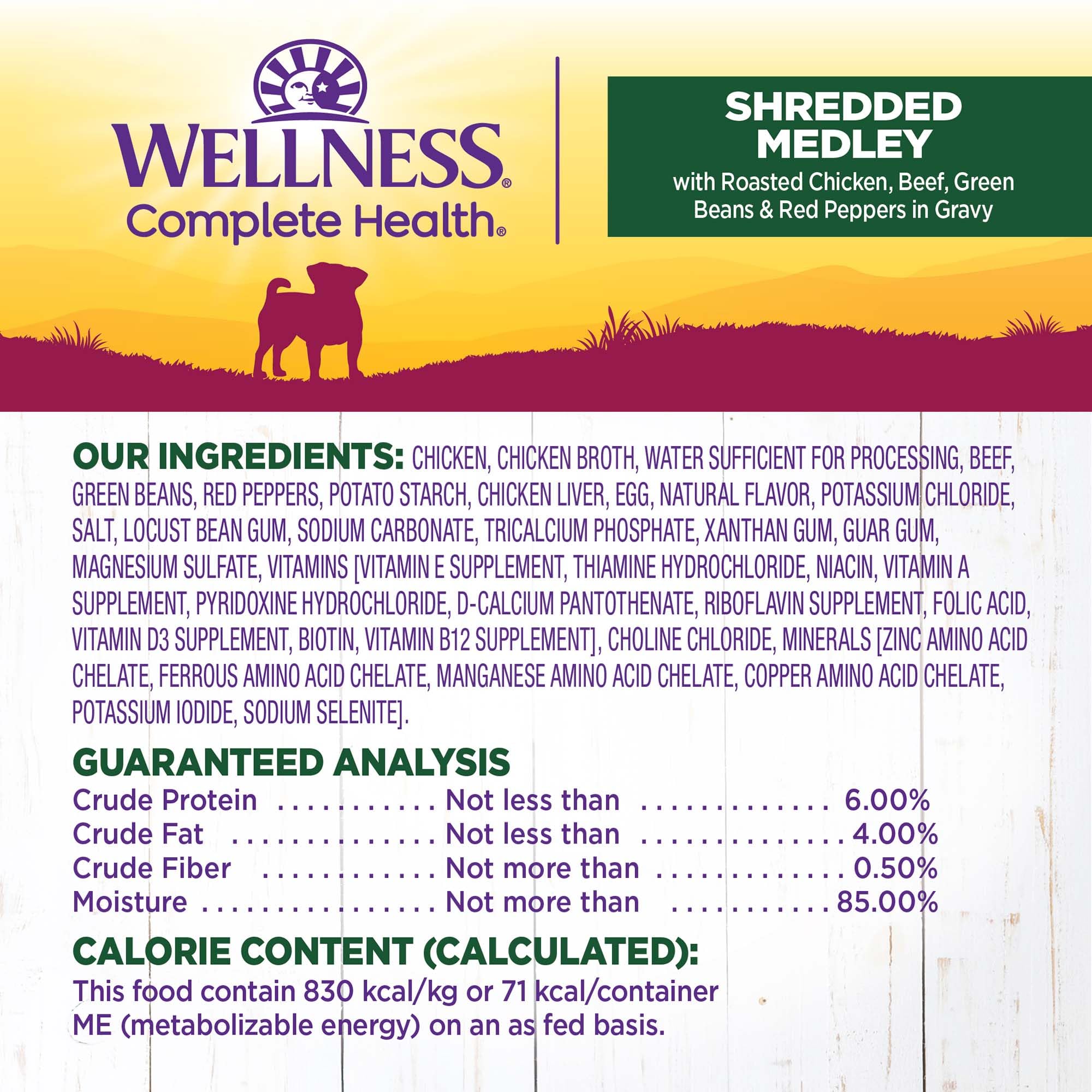 Wellness Petite Entrees variety of textures and flavors keeps mealtime engaging.