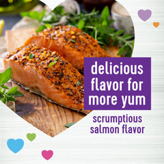 Wellness Salmon Flavored Soft Chew ingredients image showcases antioxidants and probiotics