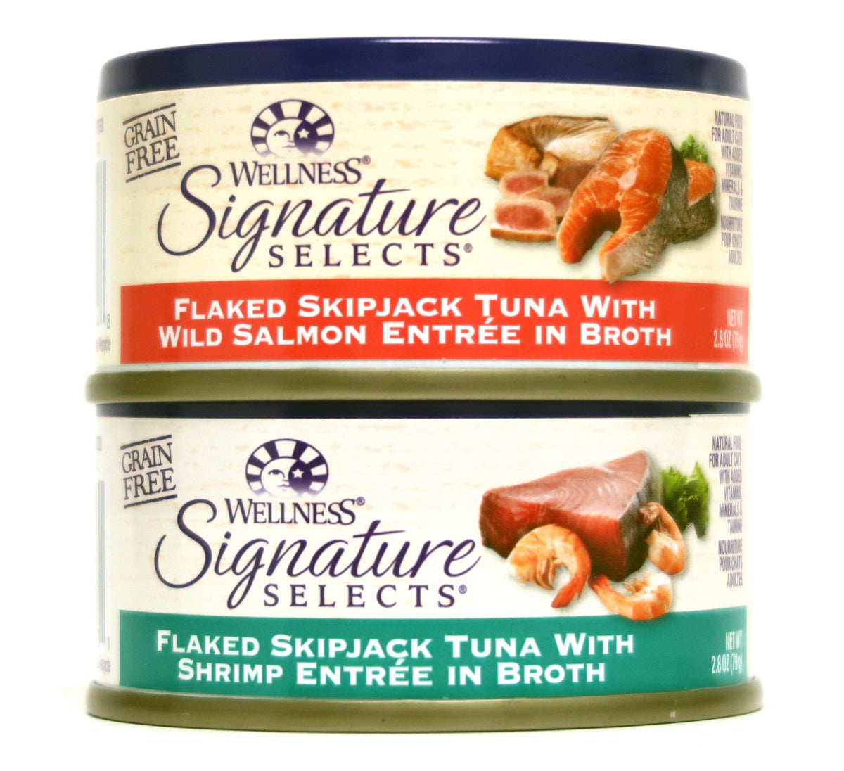 Wellness Signature Selects variety box image shows two flavors for varied meals.