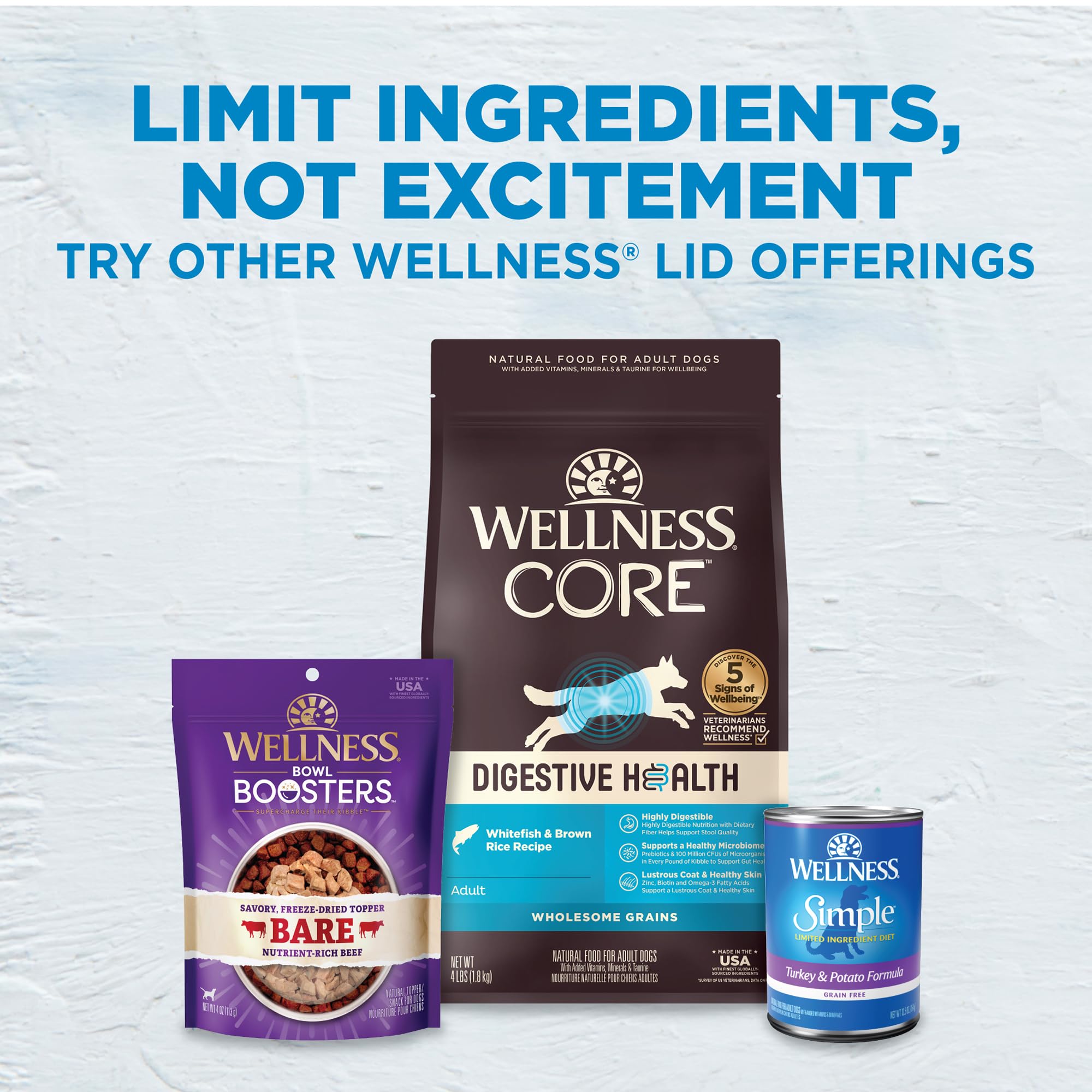 Wellness Simple Made in USA facility image emphasizes quality manufacturing and safety.