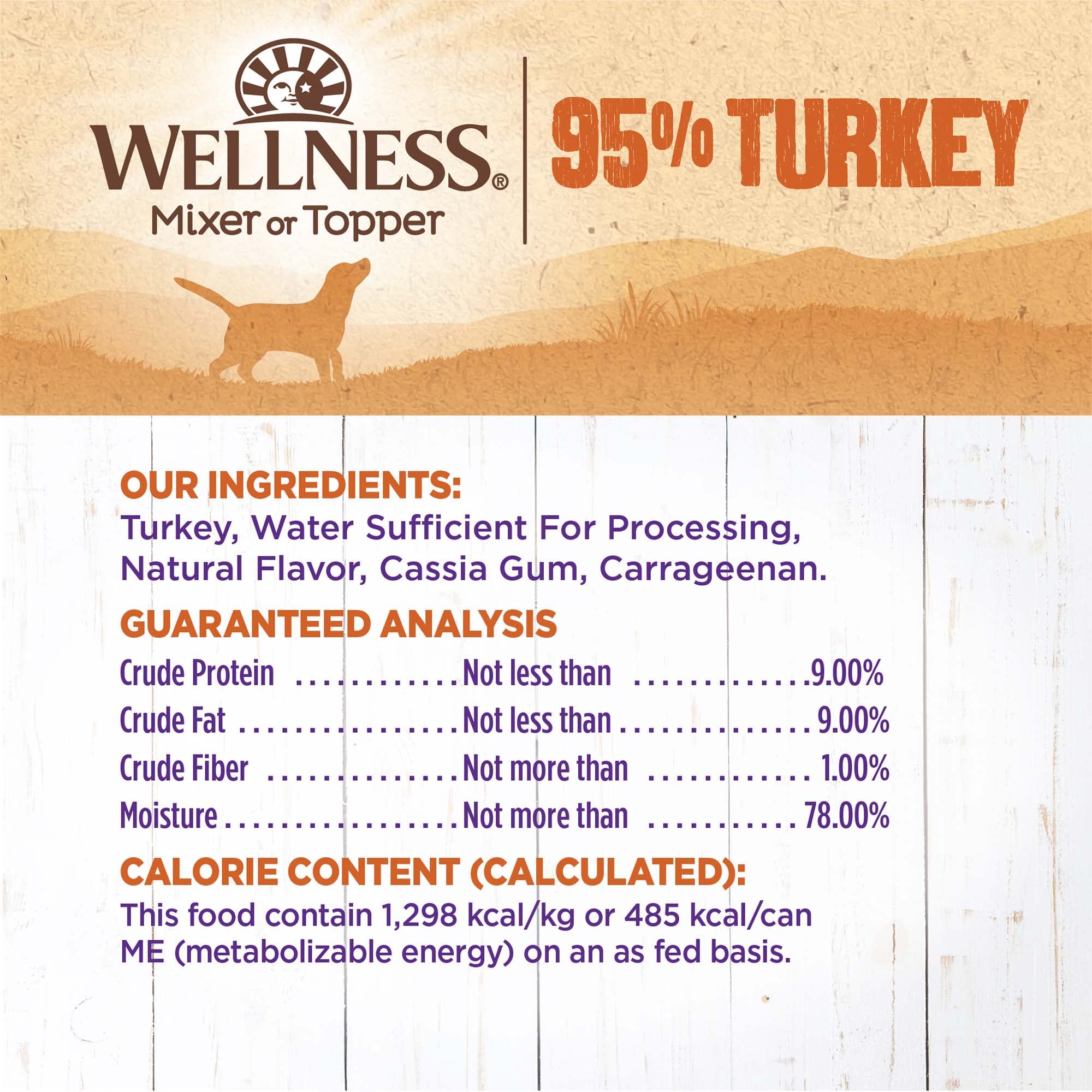 Wellness turkey pate texture and aroma support enticing mealtime