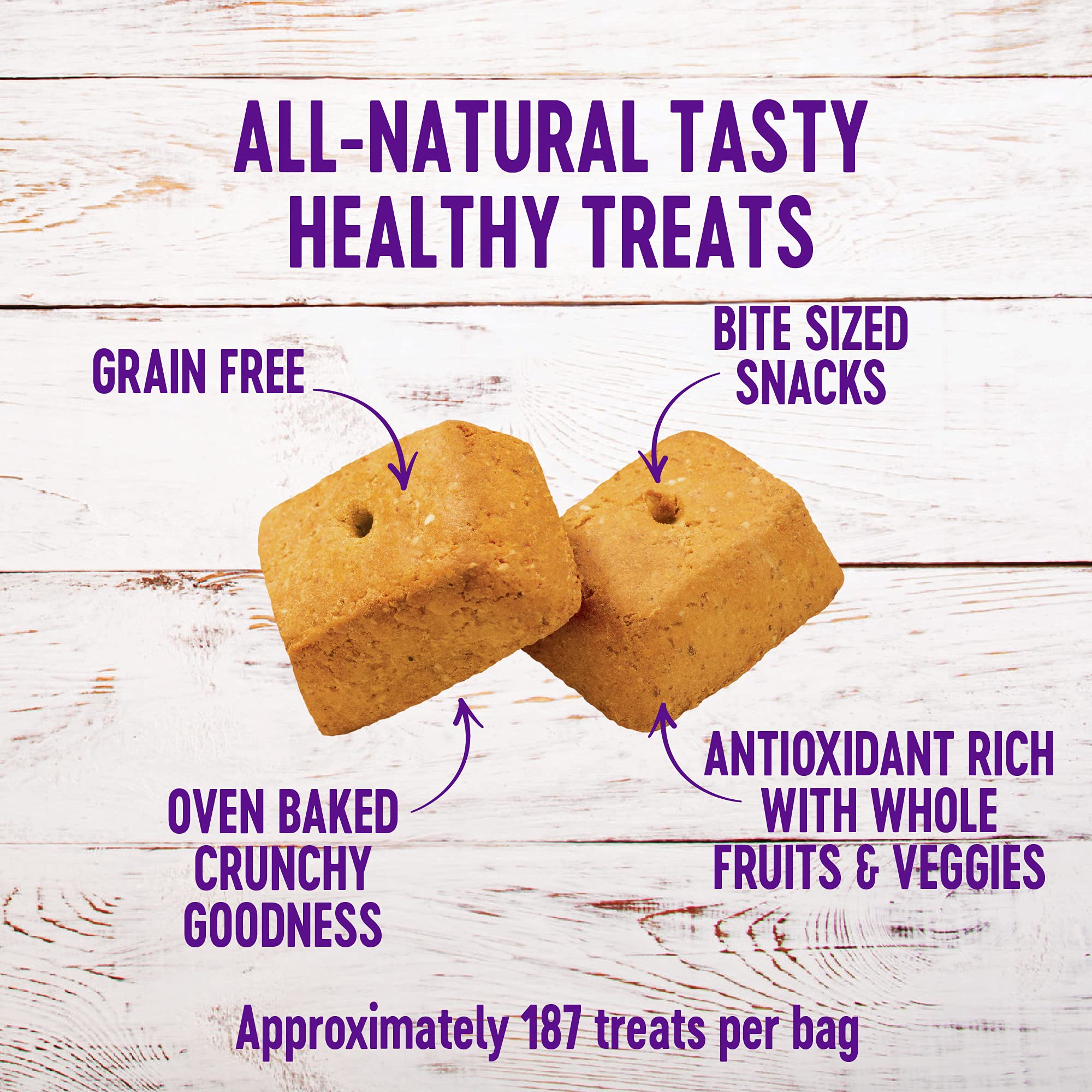 WellBars crunchy treats closeup with yogurt and fruit flavor