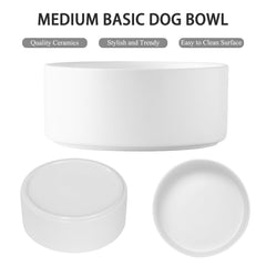 Welloyed bamboo stand elevates the bowl for pet comfort during meals.
