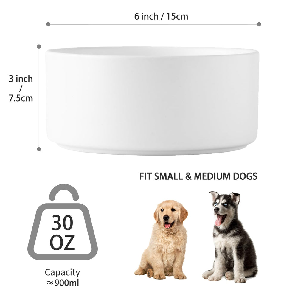 Welloyed ceramic dog bowl dishwasher safe for easy cleanup
