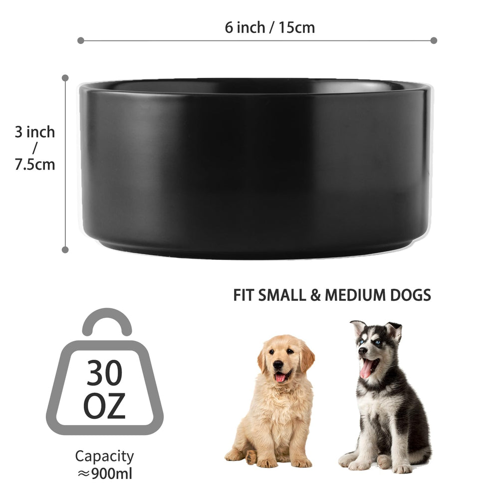 Welloyed non-slip-base dog bowl keeps feeding steady.