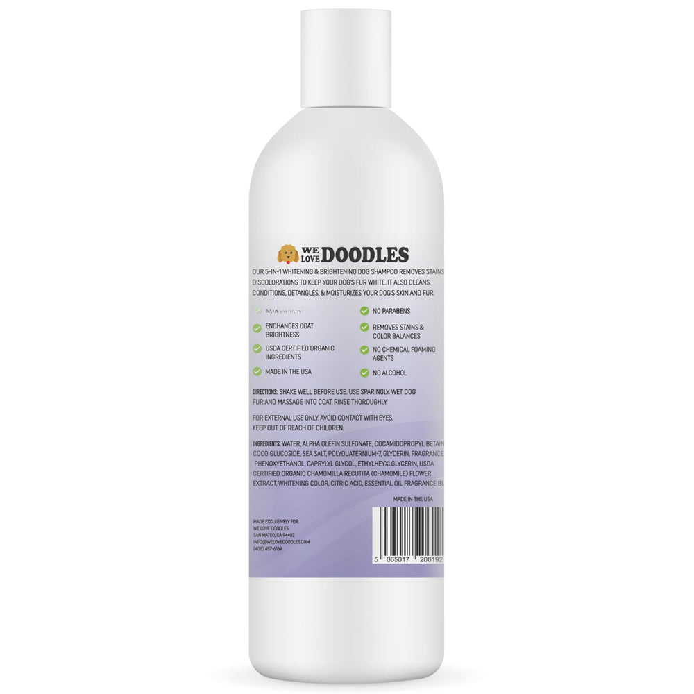 We Love Doodles shampoo leaves dogs with a clean, glossy coat.