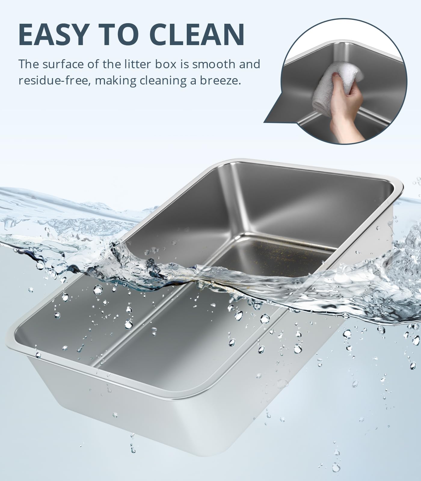 WENBOKMIN anti-corrosion stainless steel resists rust for long-lasting use.