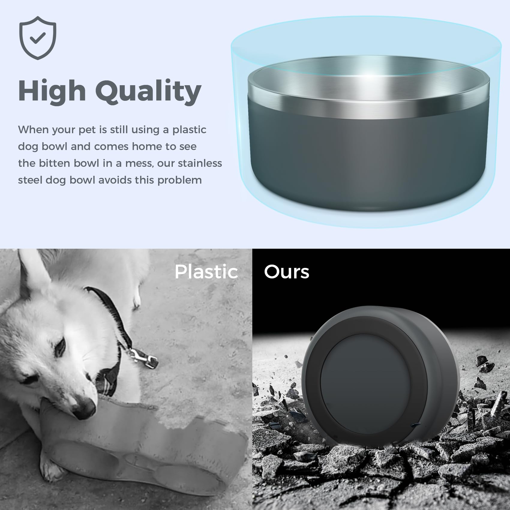 WENBOKMIN deep grey finish adds modern style to pet space