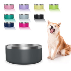 WENBOKMIN 64oz capacity dog bowl for generous meals and easy serving