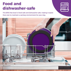 WENBOKMIN dishwasher-safe stainless steel bowl, quick cleanup after muddy outdoor adventures.