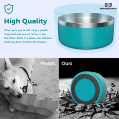 WENBOKMIN dishwasher safe dog bowl for effortless cleaning