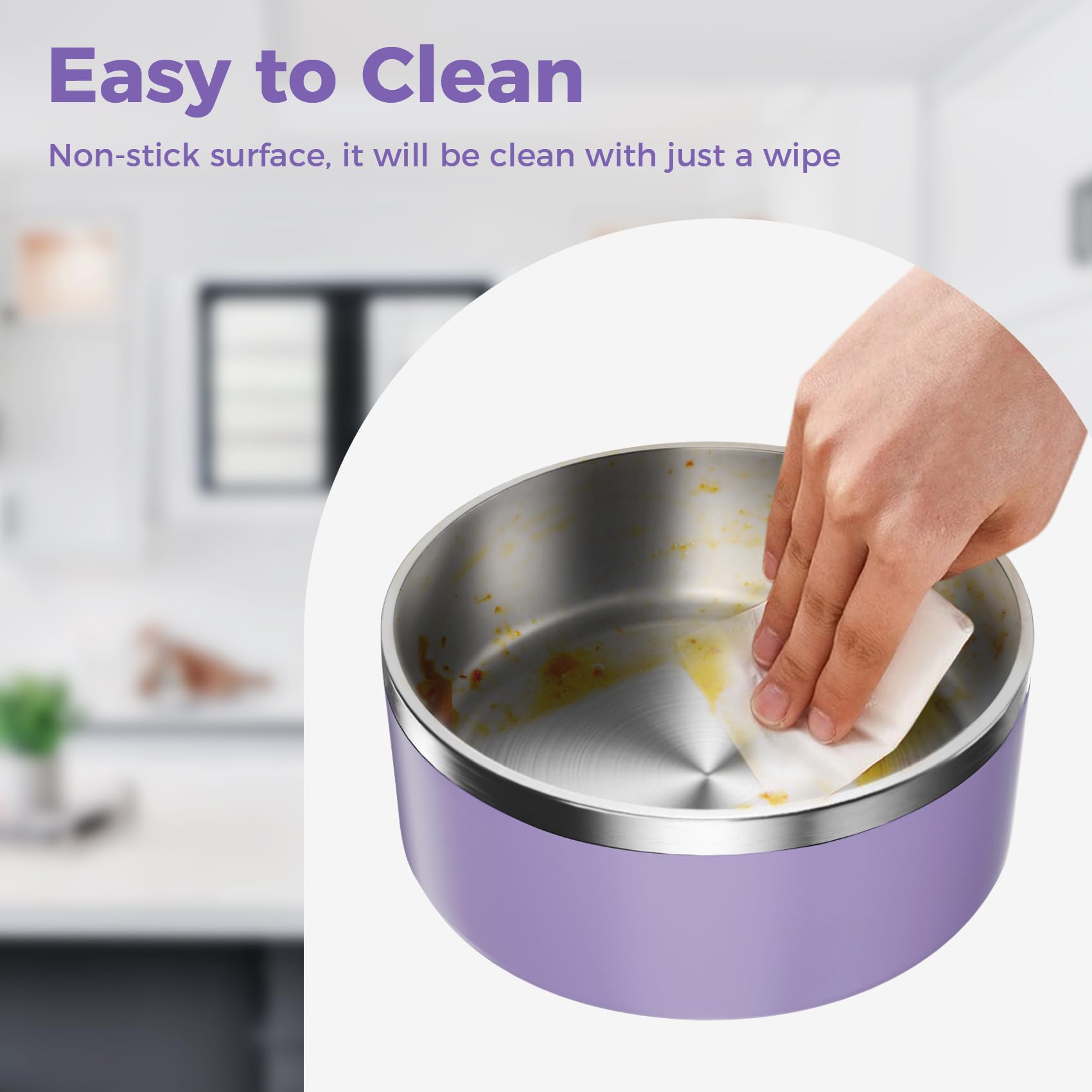 WENBOKMIN bowl supports kibble and water without spills in busy households.