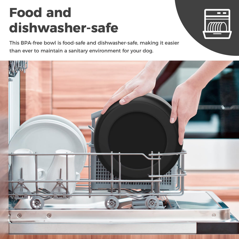 WENBOKMIN non-slip silicone bottom prevents skidding during meals.