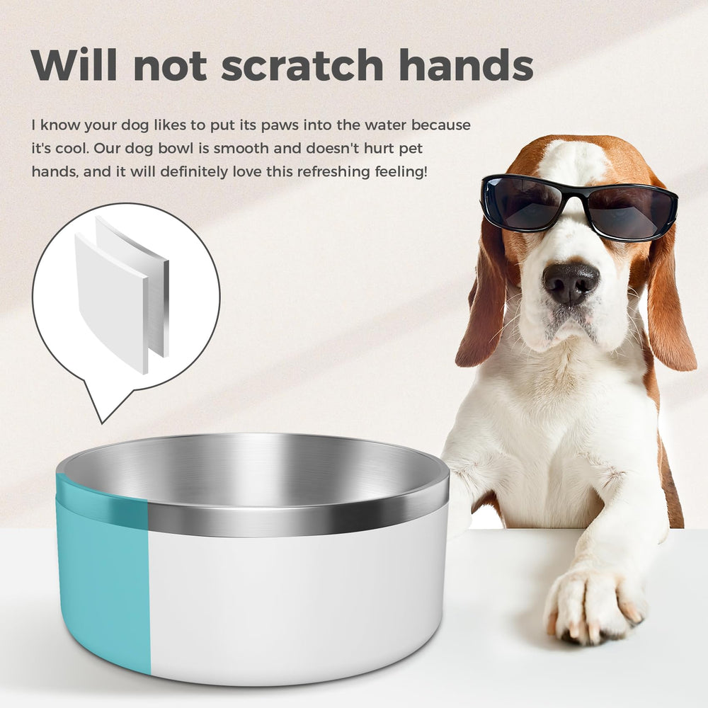 WENBOKMIN silicone non slip base protects floors during feeding