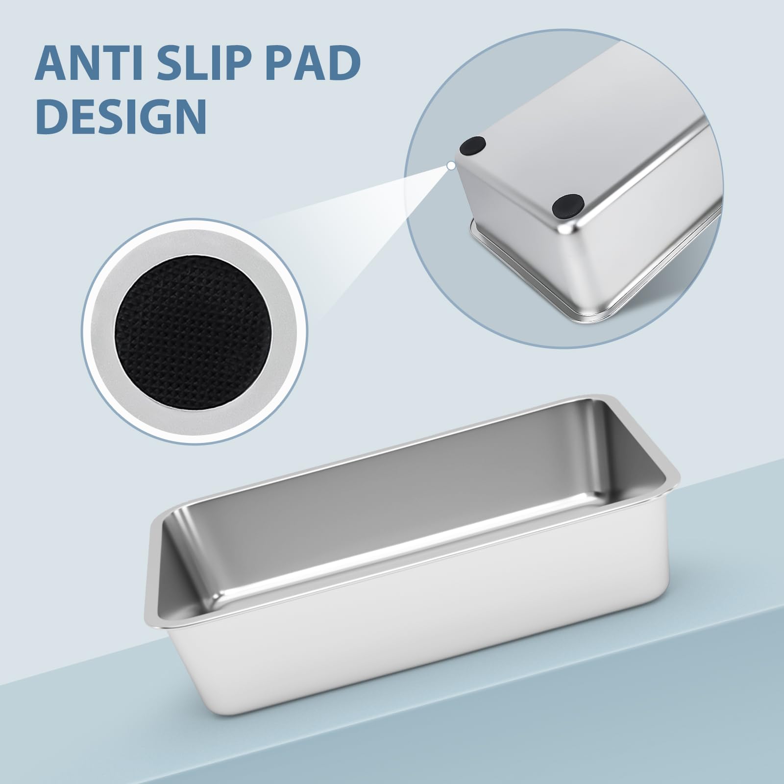WENBOKMIN anti-slip mat keeps the box steady and floors protected.