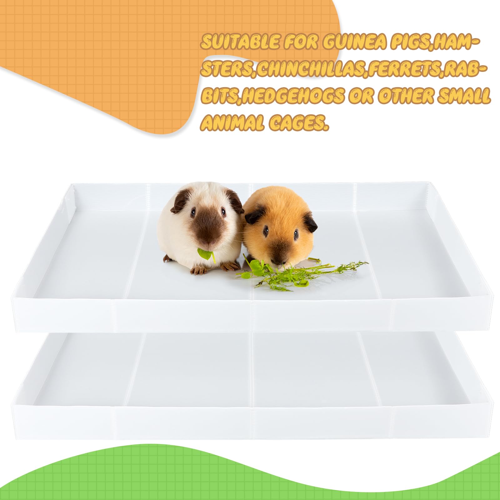 Wenqik 2-pack cage liners with accessories for quick setup.