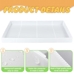 Wenqik corrugated plastic surface is easy to wipe clean.