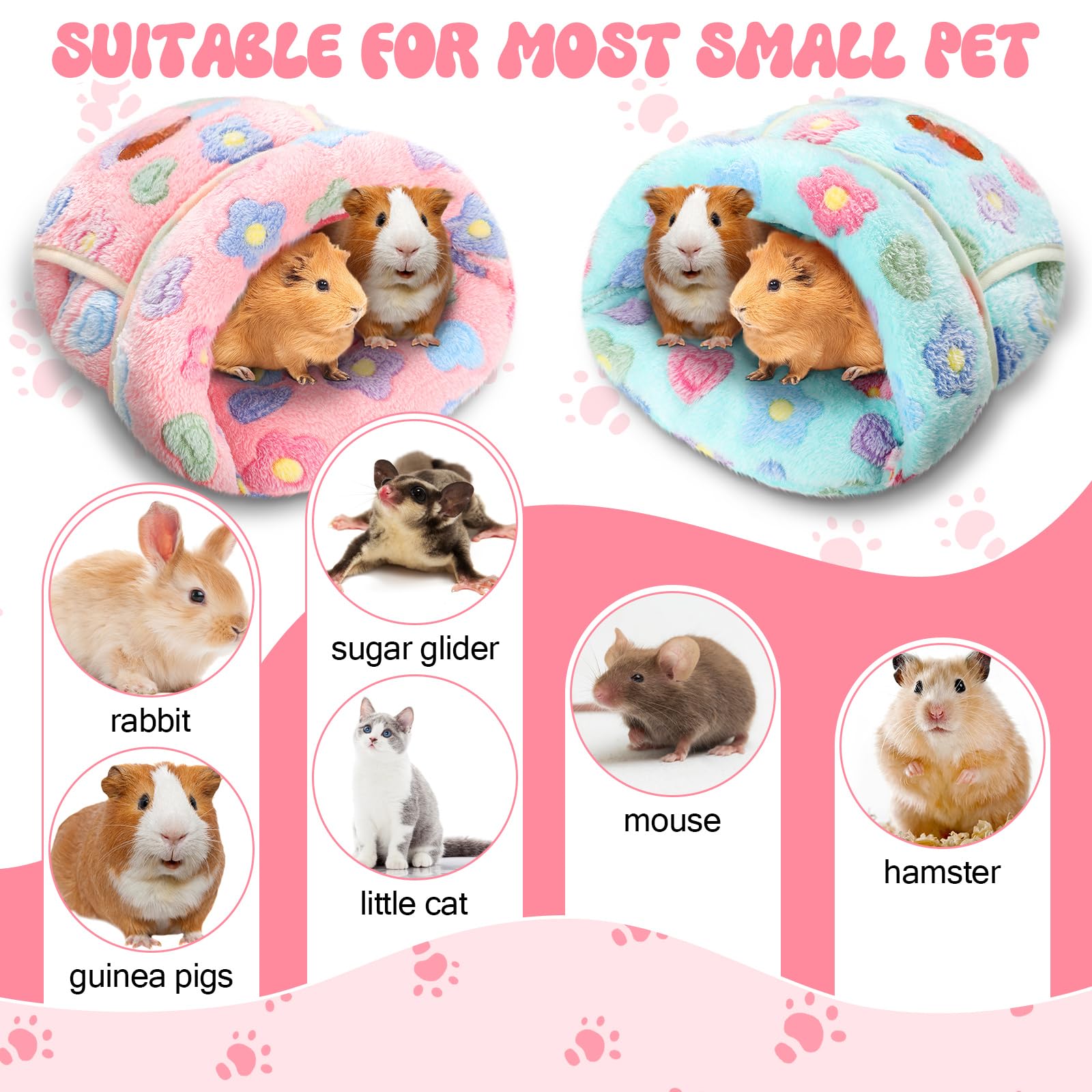 Wenqik plush bed sack in pink is easy to clean and machine washable