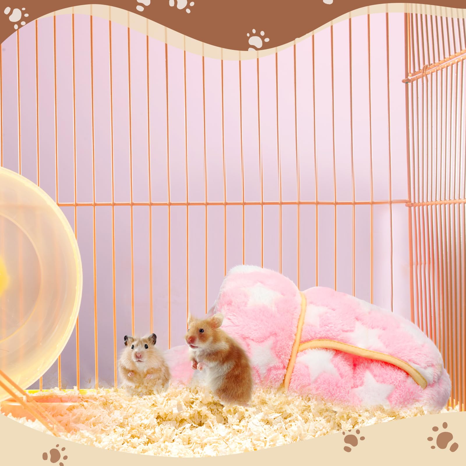 Wenqik snug small-pet hideout used by a guinea pig for resting