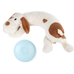 WEOK heartbeat dog toy for puppies with soft plush and comforting heartbeat simulation.