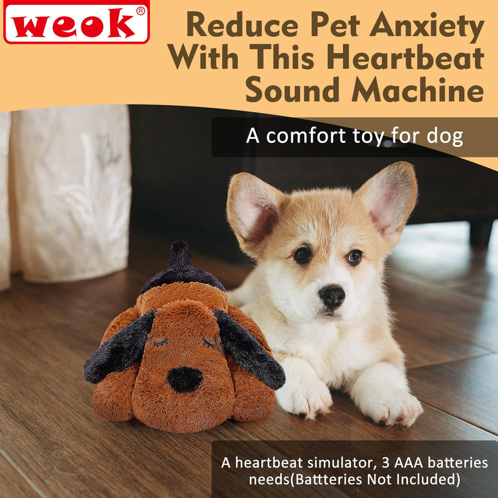 WEOK Heartbeat Puppy cuddly companion helping pets feel secure