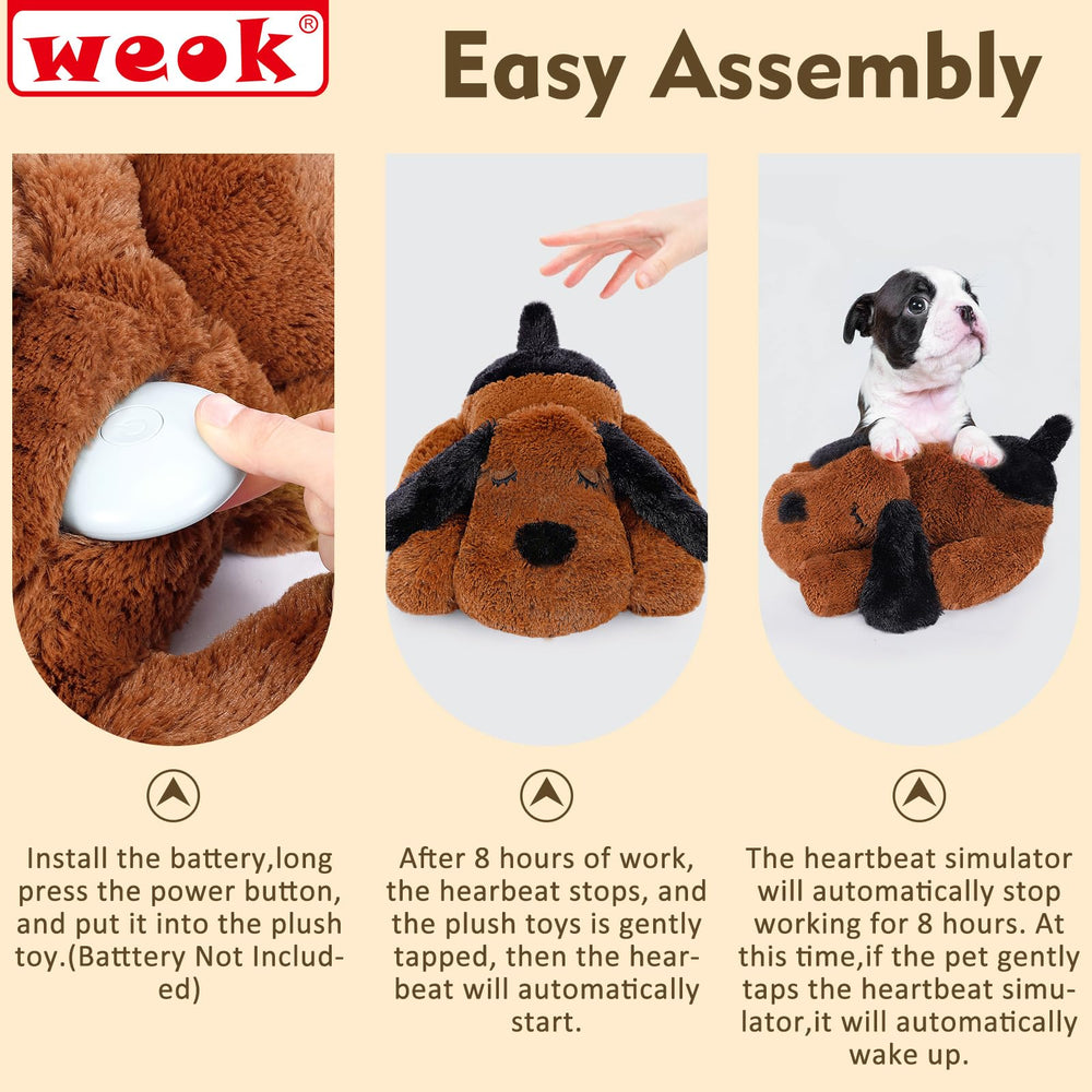 WEOK Heartbeat Puppy suitable for small breeds needing gentle reassurance