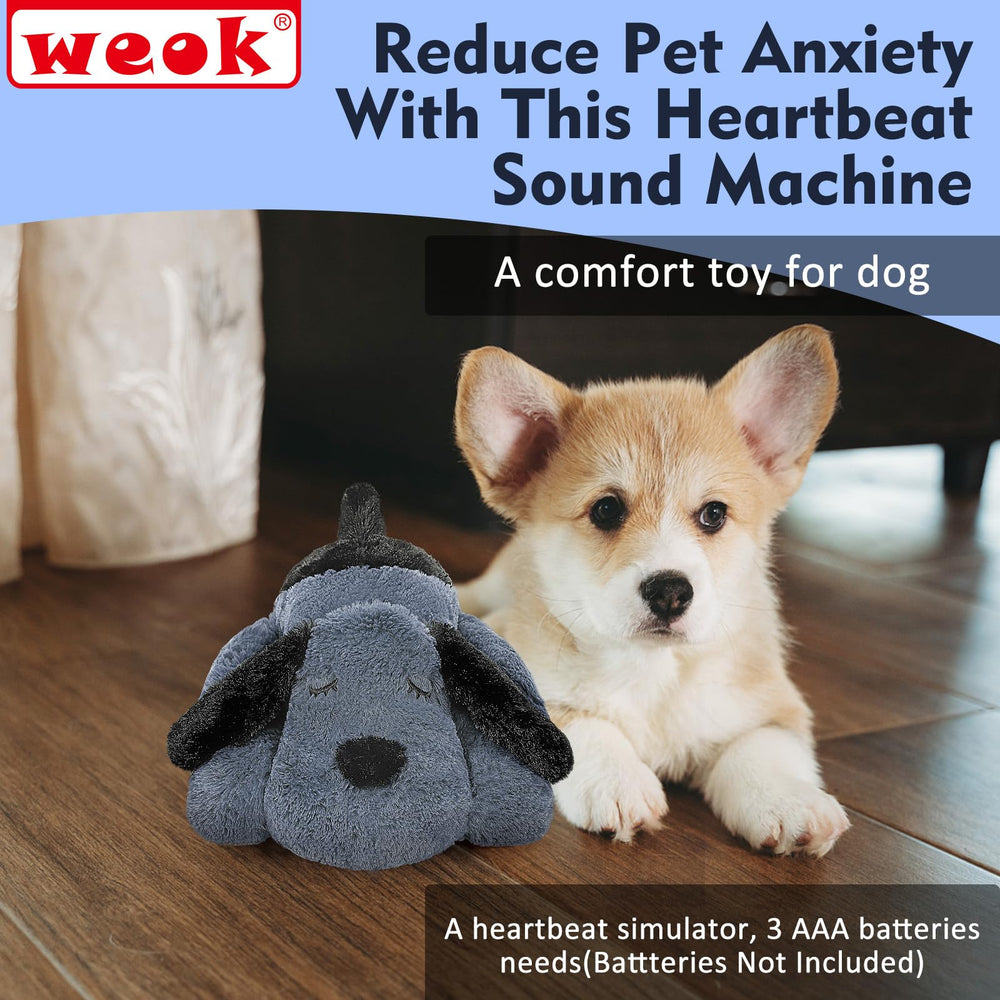 WEOK heartbeat stuffed animal offers comforting calm when alone