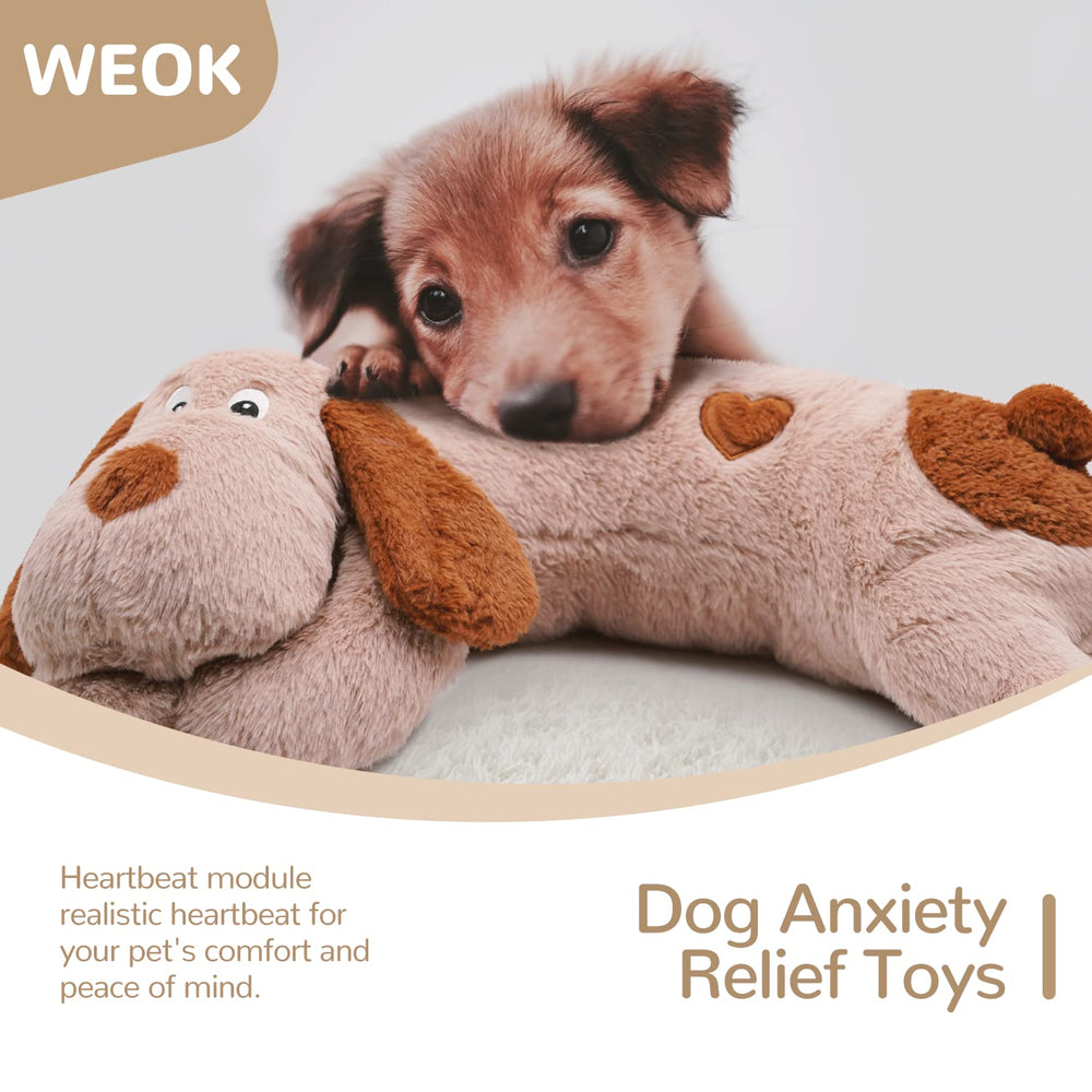 WEOK Puppy Heartbeat Toy machine washable cover for easy cleaning.