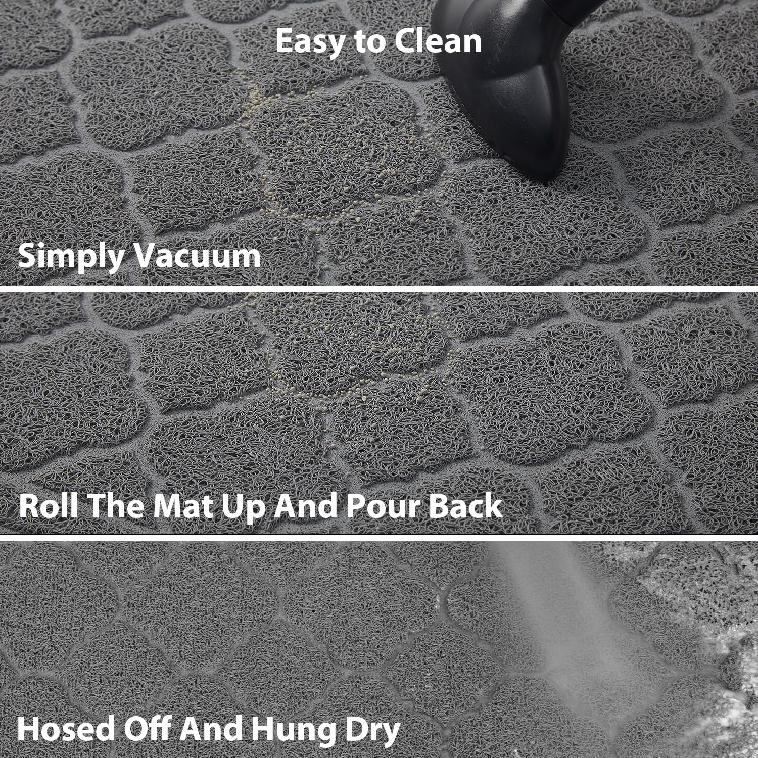 WePet PVC mat material is phthalate-free for paw safety