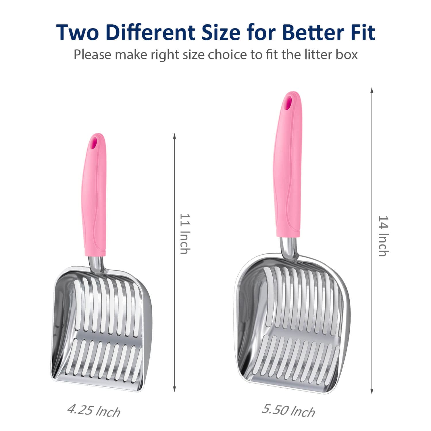 WePet durable, rust-resistant scoop designed for easy cleaning after use.