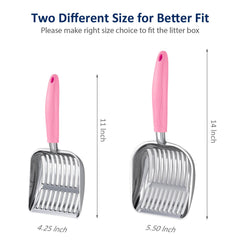 WePet durable, rust-resistant scoop designed for easy cleaning after use.