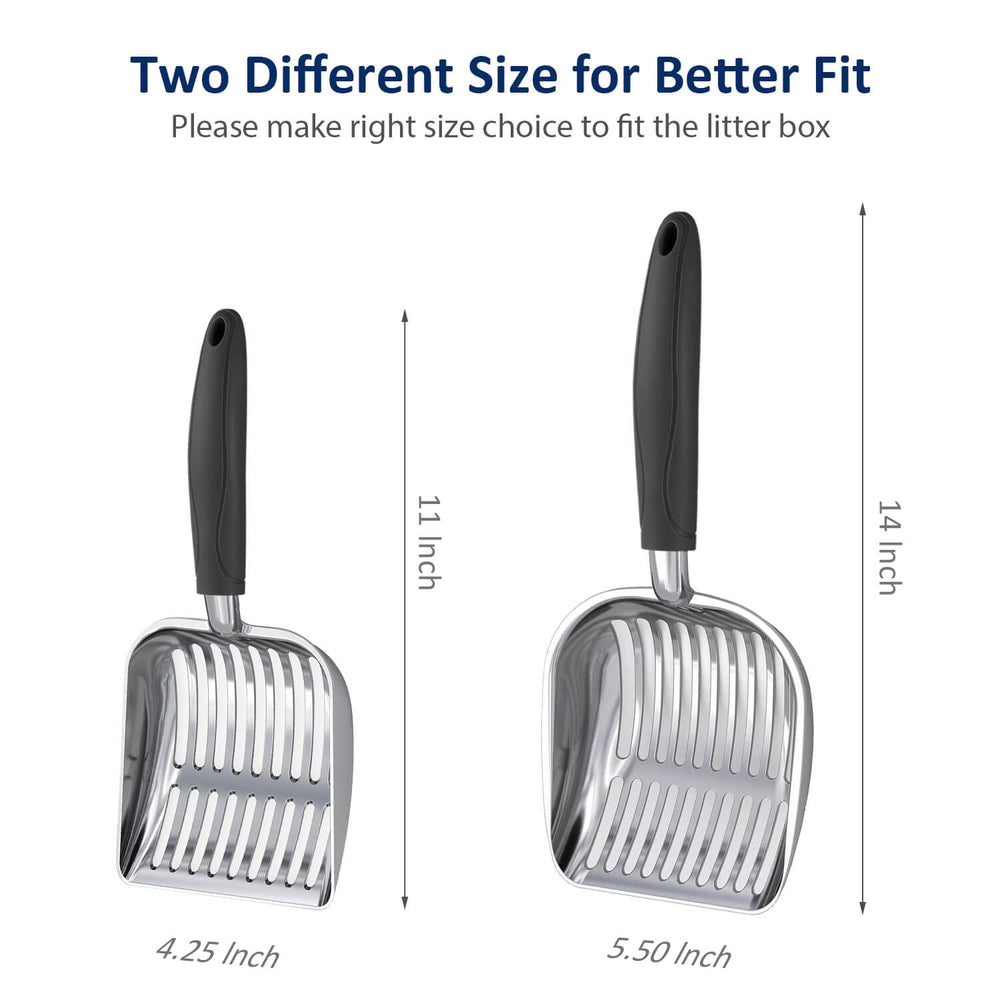 WePet durable heavy-duty scoop resists rust for daily litter box use