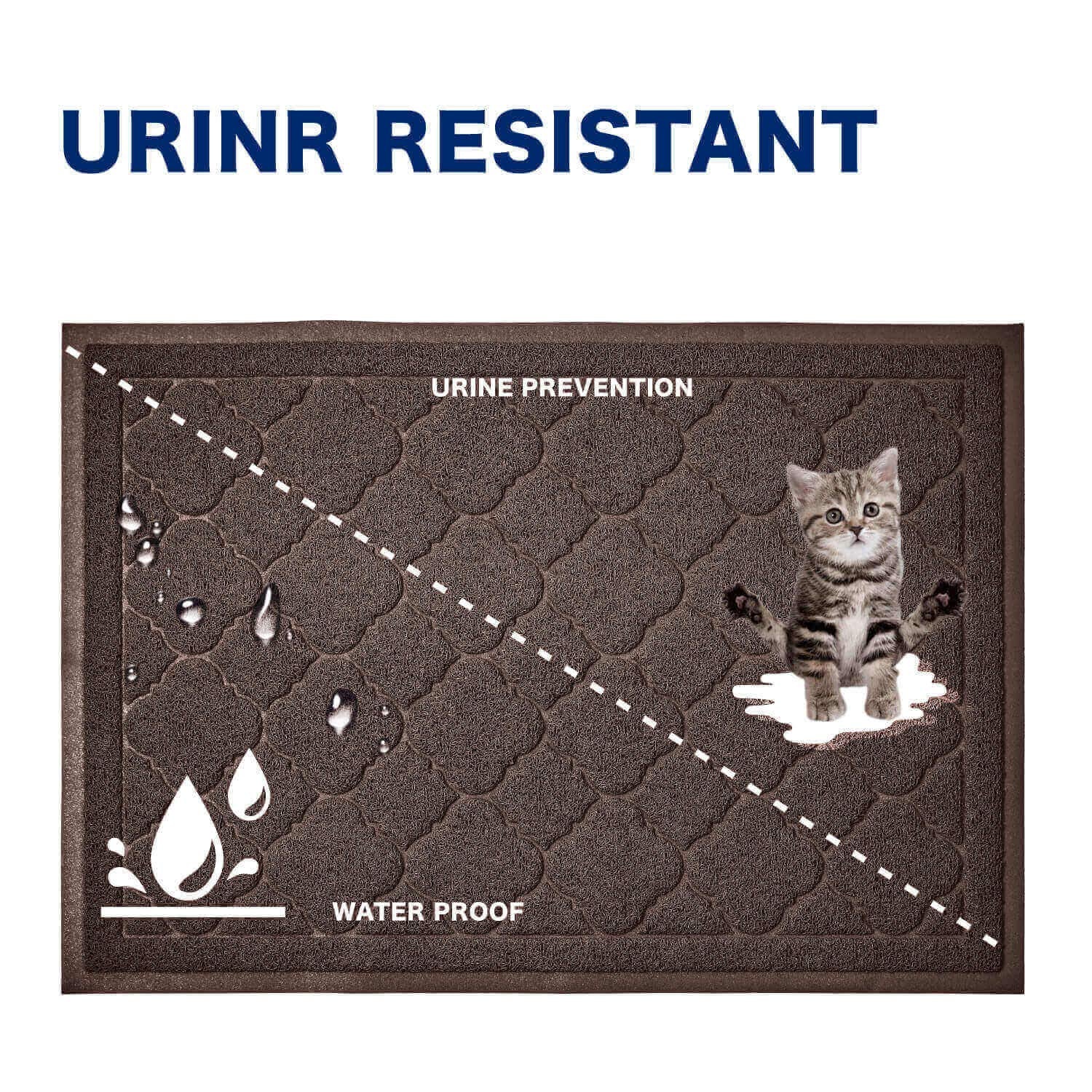 WePet non-slip back keeps the mat in place during daily use.