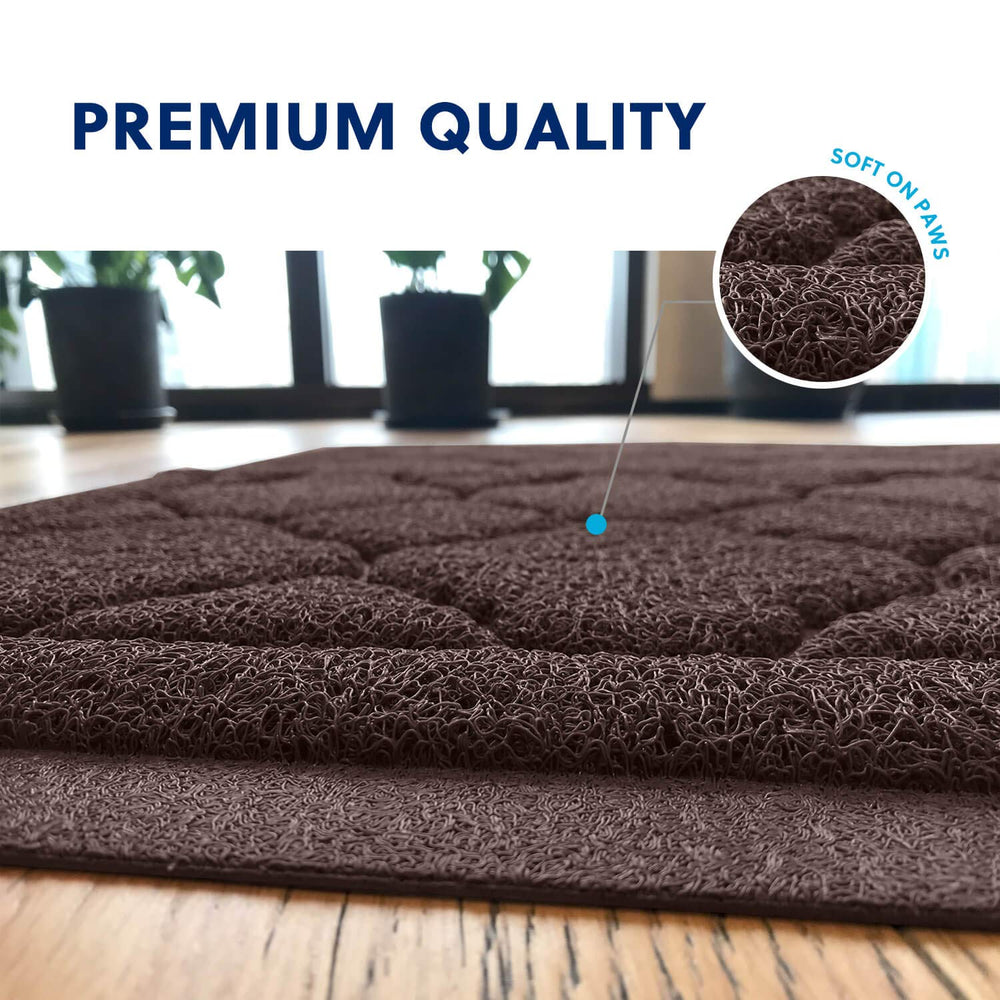 WePet phthalate-free vinyl material is gentle on paws.