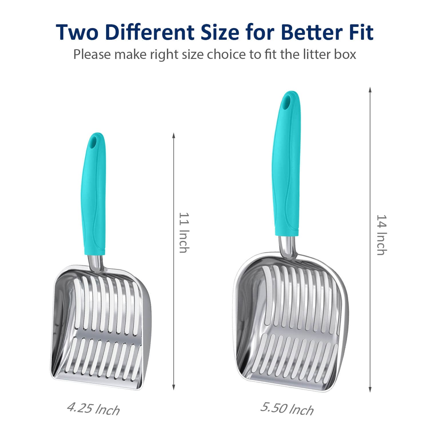 WePet rust-resistant, easy-clean scoop built to last daily use.