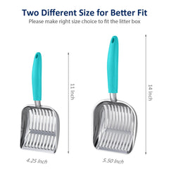 WePet rust-resistant, easy-clean scoop built to last daily use.