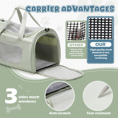 WEPLAN breathable mesh panels offer airflow for pet comfort