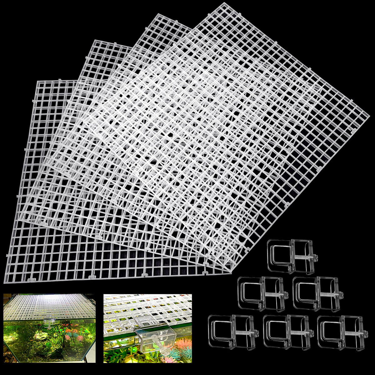 Weramics four-aquarium-lid-hood top-board secures the tank with modular design.