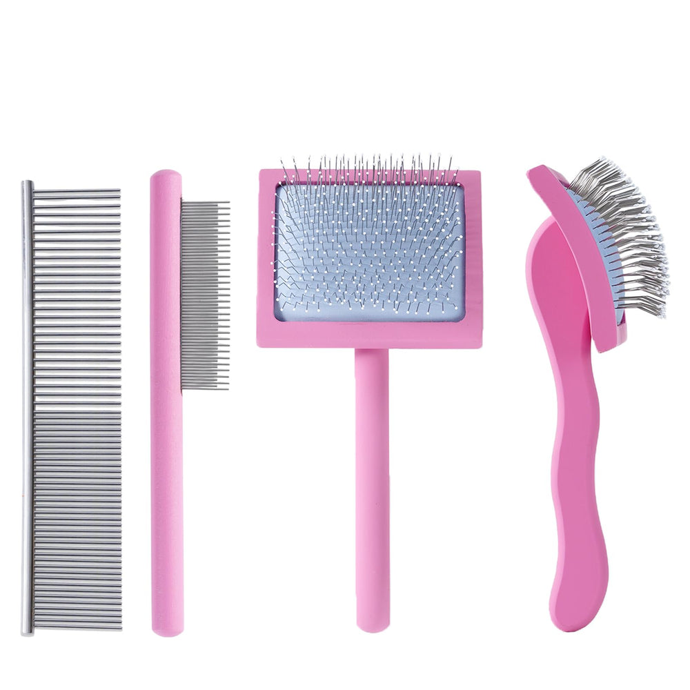 Werduoland grooming kit includes combs for detangling and debris removal.