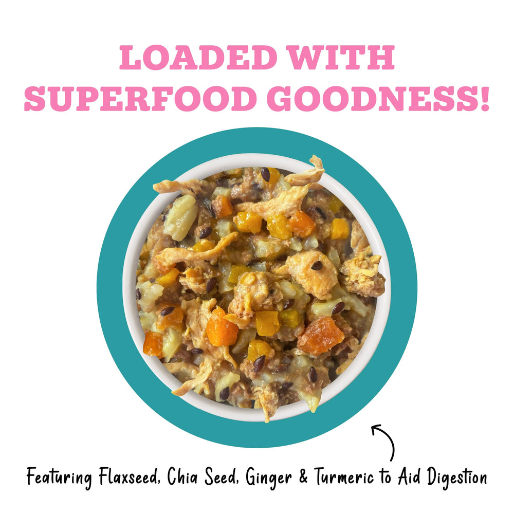 Weruva Awesome Belly serving-bowl-dog-meal — convenient, healthy meal for daily feeding.