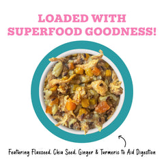 Weruva Awesome Belly serving-bowl-dog-meal — convenient, healthy meal for daily feeding.