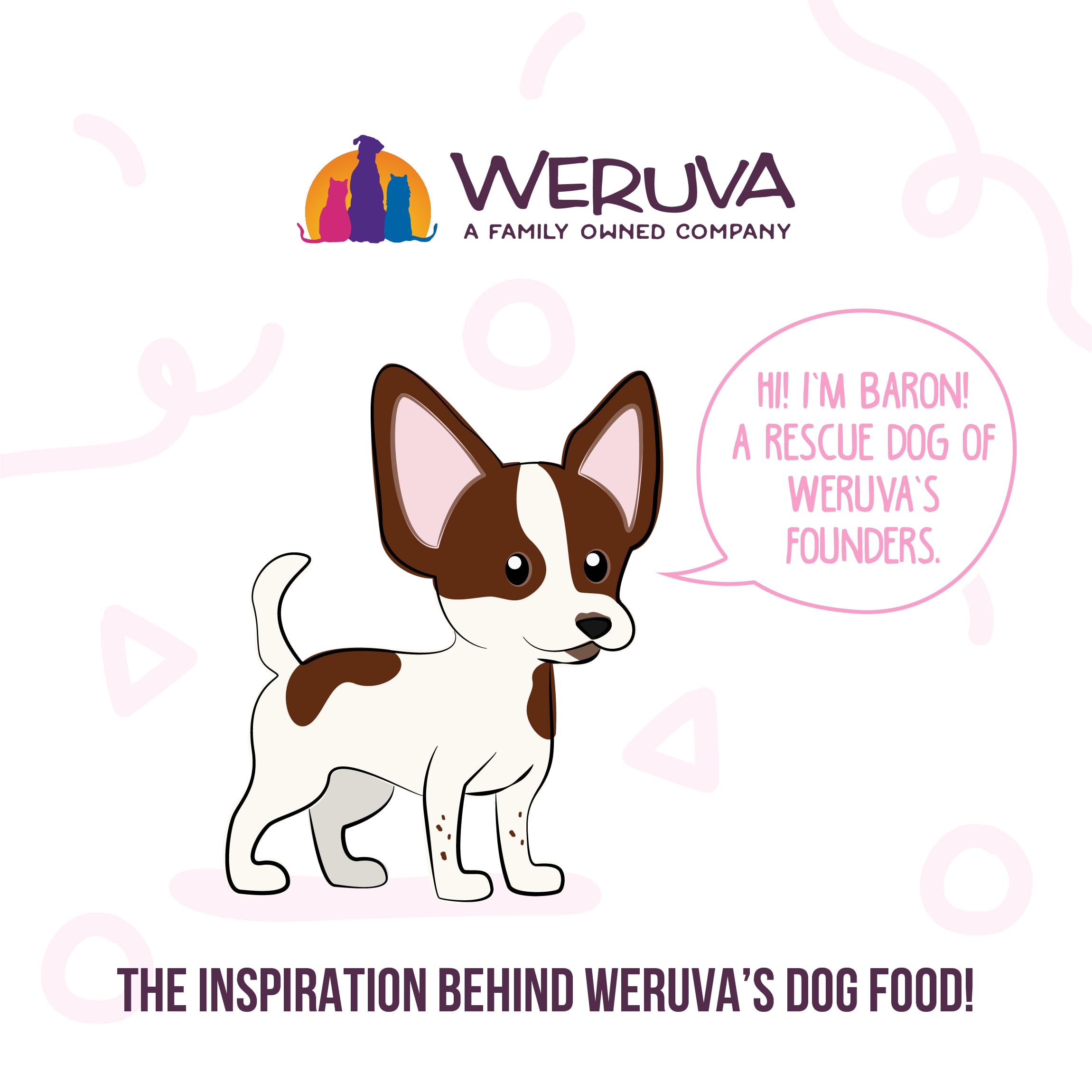 Weruva Bed and Breakfast packaged cups ready for daily meals.