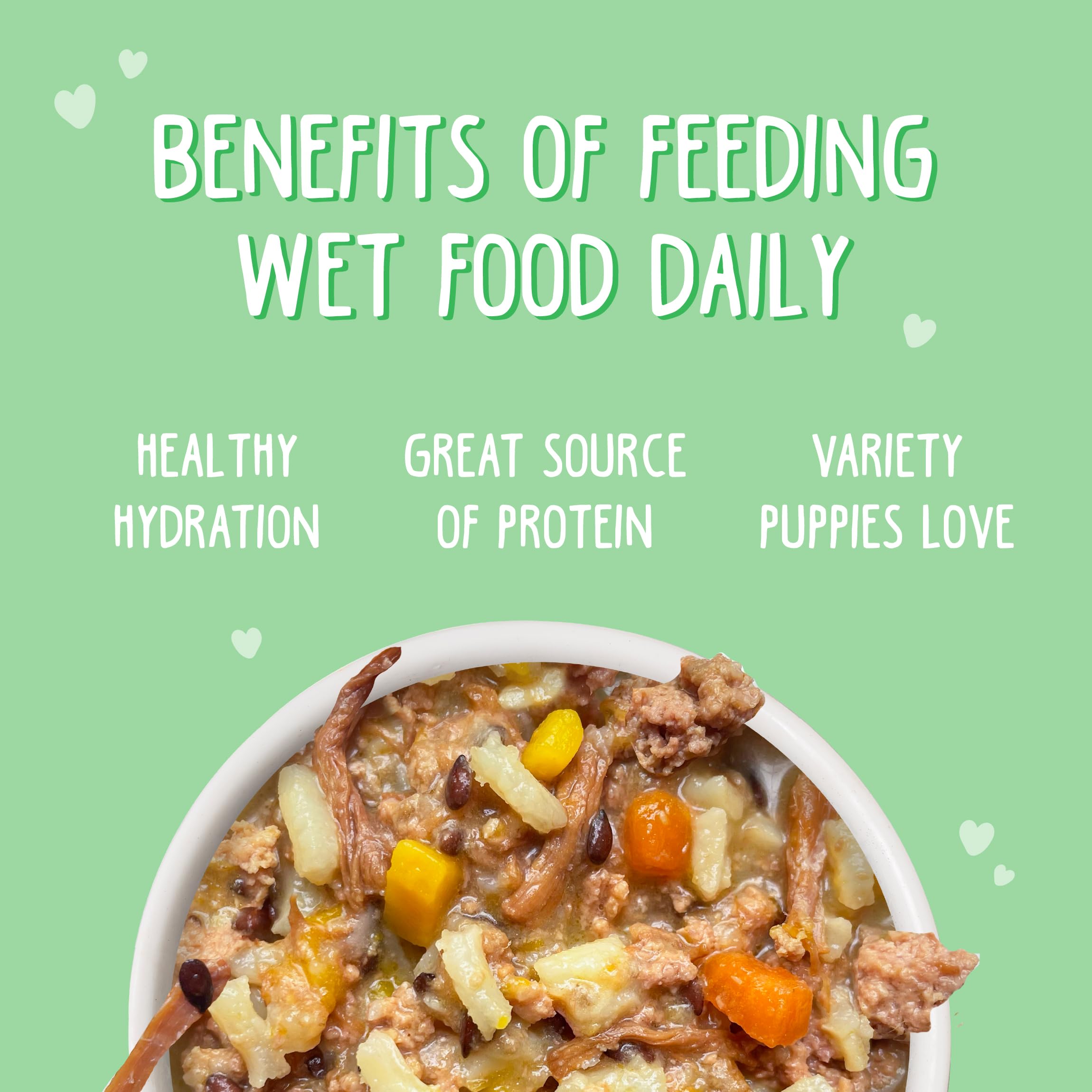 Weruva Beef and Rice ingredients close-up, highlights natural, grain-free formula.